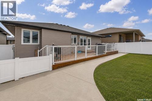 123 Hodges Crescent, Moose Jaw, SK - Outdoor With Deck Patio Veranda