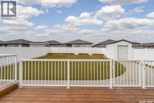 123 Hodges Crescent, Moose Jaw, SK - Outdoor With Deck Patio Veranda
