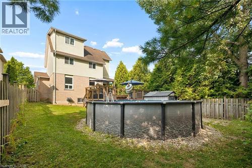 72 Copper Leaf Street, Kitchener, ON - Outdoor With Above Ground Pool