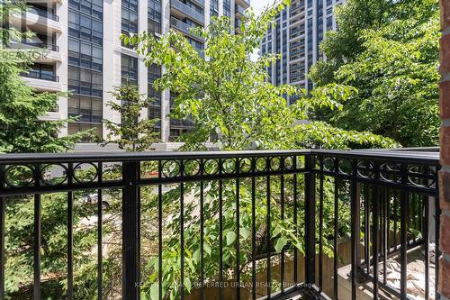 Balcony from Primary Bedroom - 651 - 3 Everson Drive, Toronto, ON - Outdoor With Balcony