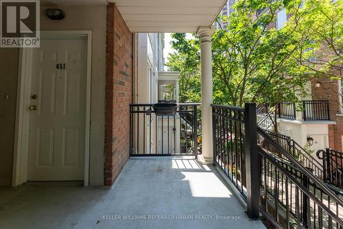 Front Door - 651 - 3 Everson Drive, Toronto, ON - Outdoor With Balcony With Exterior