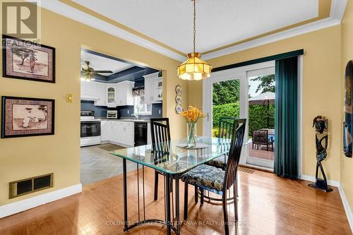 Step right into your privvate yard - 636 Malartic Avenue, Ottawa, ON - Indoor Photo Showing Dining Room