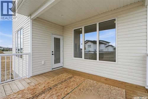 218 Veterans Drive, Warman, SK - Outdoor With Deck Patio Veranda With Exterior