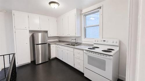 749 Dudley Ave, Winnipeg, MB - Indoor Photo Showing Kitchen With Double Sink