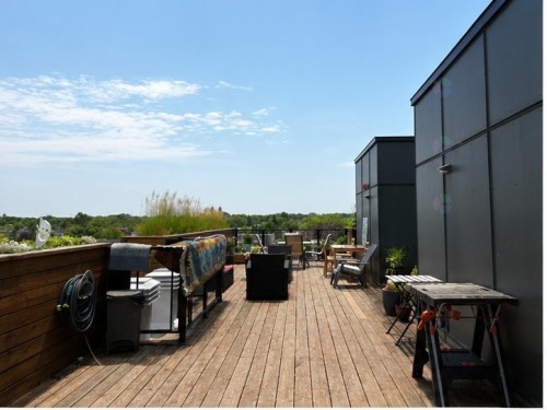 Patio - 306-7145 Rue D'Iberville, Montréal (Villeray/Saint-Michel/Parc-Extension), QC - Outdoor With Exterior