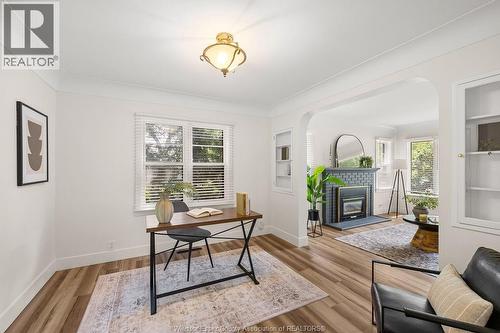 2594 Buckingham, Windsor, ON - Indoor With Fireplace