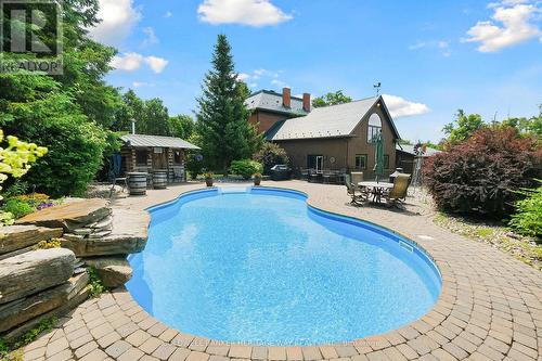 1276 9Th Line, Beckwith, ON - Outdoor With In Ground Pool With Deck Patio Veranda With Backyard