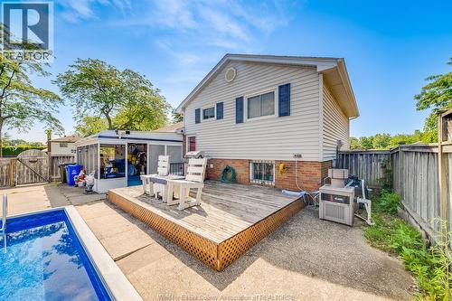 5122 Colbourne Drive, Windsor, ON - Outdoor With In Ground Pool With Deck Patio Veranda With Exterior
