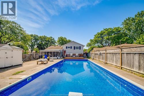 5122 Colbourne Drive, Windsor, ON - Outdoor With In Ground Pool With Backyard With Exterior