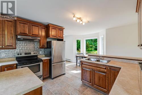 2 Lower Path Road, Bay Bulls, NL - Indoor Photo Showing Kitchen With Stainless Steel Kitchen With Double Sink
