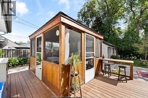 2720 Academy, Windsor, ON - Outdoor With Deck Patio Veranda With Exterior