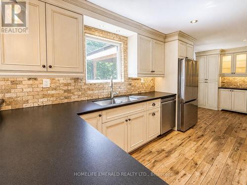 2391 Seadon Road, Springwater, ON - Indoor Photo Showing Kitchen With Double Sink