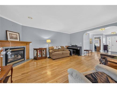 359-5700 Blackwell Sideroad, Sarnia, ON - Indoor Photo Showing Living Room With Fireplace