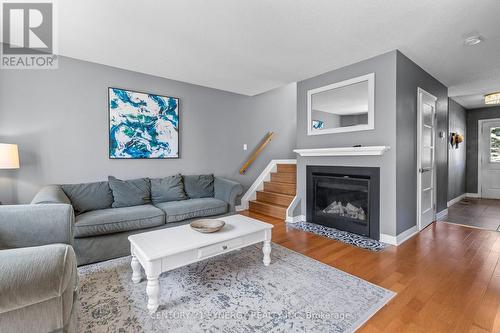 596 Deancourt Crescent, Ottawa, ON - Indoor Photo Showing Living Room With Fireplace