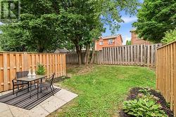 Private patio with fence at rear - 