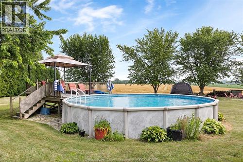 7841 Collison Sideroad, Amherstburg, ON - Outdoor With Above Ground Pool With Backyard