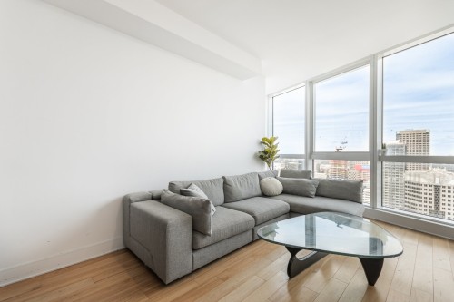 Living Room - 3308-1188 Av. Union, Montréal (Ville-Marie), QC - Indoor Photo Showing Living Room