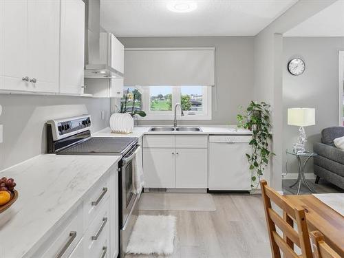 100 Ashworth St, Winnipeg, MB - Indoor Photo Showing Kitchen With Double Sink