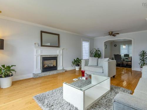 88 Bellbrook Crescent, Dartmouth, NS - Indoor Photo Showing Living Room With Fireplace