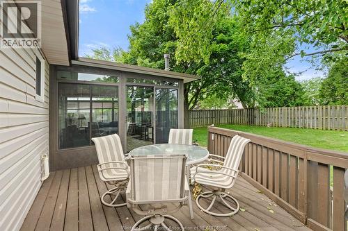 3537 Woodward Boulevard, Windsor, ON - Outdoor With Deck Patio Veranda With Exterior