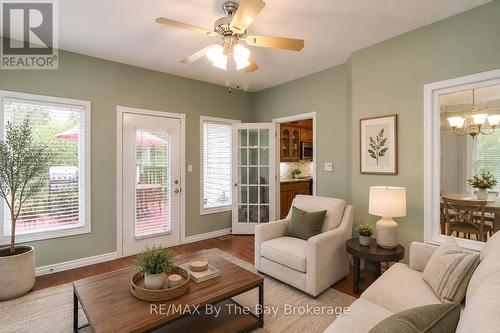 virtually staged - 60 Martyn Drive, Wasaga Beach, ON - Indoor Photo Showing Living Room