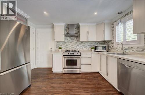 292 Grand Ridge Drive, Cambridge, ON - Indoor Photo Showing Kitchen With Stainless Steel Kitchen With Upgraded Kitchen