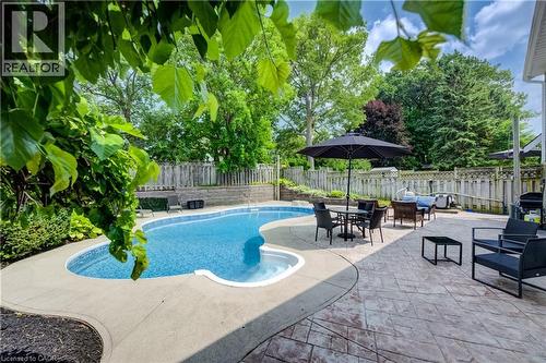 292 Grand Ridge Drive, Cambridge, ON - Outdoor With In Ground Pool With Backyard