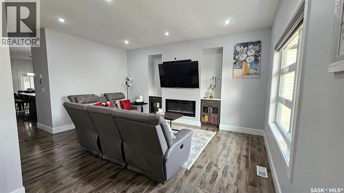 126 Bolstad Way, Saskatoon, SK - Indoor With Fireplace