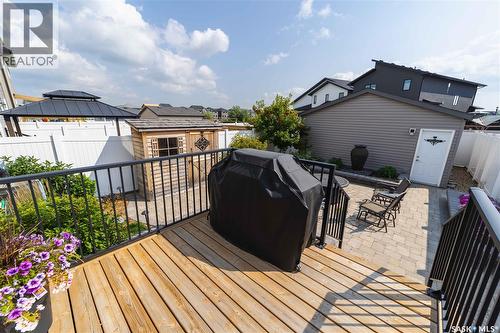 5157 Buckingham Drive E, Regina, SK - Outdoor With Deck Patio Veranda With Exterior