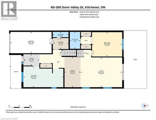Floor plan - 350 Doon Valley Drive Unit# 6D, Kitchener, ON - Other