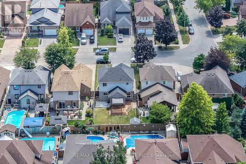 21 Springgarden Crescent, Hamilton, ON - Outdoor With In Ground Pool With Deck Patio Veranda