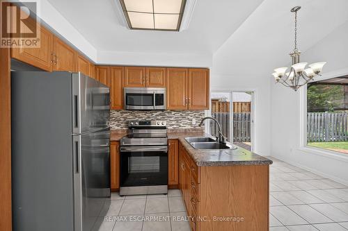 21 Springgarden Crescent, Hamilton, ON - Indoor Photo Showing Kitchen With Double Sink
