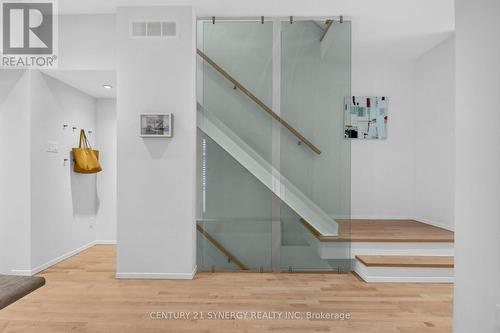 Custom glass and stairs - 24 Stonehurst Avenue, Ottawa, ON - Indoor Photo Showing Other Room