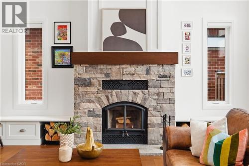 157 Ridgeview Drive, Drayton, ON - Indoor Photo Showing Living Room With Fireplace
