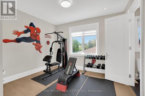 1196 Strathy Avenue, Mississauga, ON - Indoor Photo Showing Gym Room