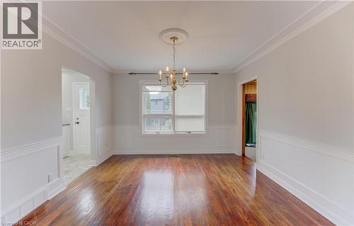 Dining Room with Hardwood Flooring - 139 Trafalgar Avenue, Kitchener, ON - Indoor Photo Showing Other Room