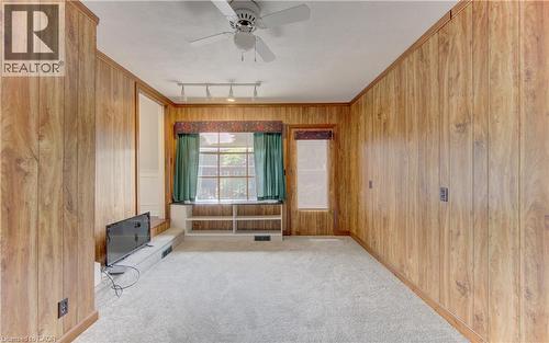 Can double as an additional Bedroom, office or Den with walkout to back deck - 139 Trafalgar Avenue, Kitchener, ON - Indoor Photo Showing Other Room