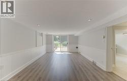 Walk out to with sliding doors to patio in backyard - 
