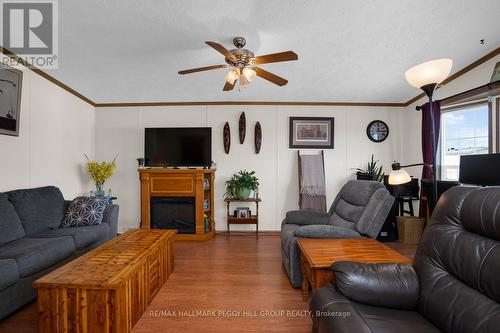 1435 Fox Road, Severn, ON - Indoor Photo Showing Living Room With Fireplace