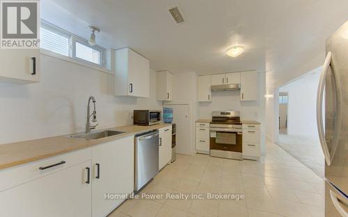 Basement (unit 2) updated kitchen - 136 Dunsmere Drive, Kitchener, ON - Indoor Photo Showing Kitchen