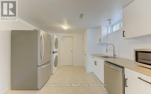 Basement (unit 2) updated kitchen - 136 Dunsmere Drive, Kitchener, ON - Indoor Photo Showing Kitchen