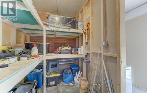 Two seperate storage/shed areas-one for each unit - 136 Dunsmere Drive, Kitchener, ON - Indoor