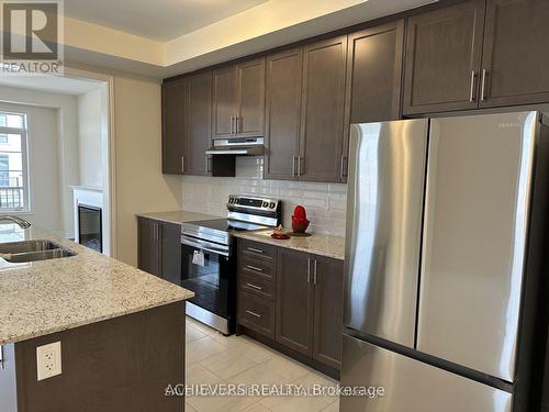 52 Monreau Drive, Brampton, ON - Indoor Photo Showing Kitchen With Stainless Steel Kitchen With Double Sink