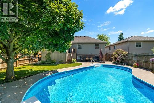 3883 Aristotle Crescent, Windsor, ON - Outdoor With In Ground Pool With Backyard