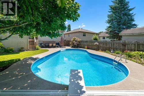 3883 Aristotle Crescent, Windsor, ON - Outdoor With In Ground Pool With Backyard