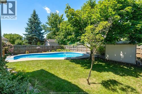3883 Aristotle Crescent, Windsor, ON - Outdoor With In Ground Pool With Backyard