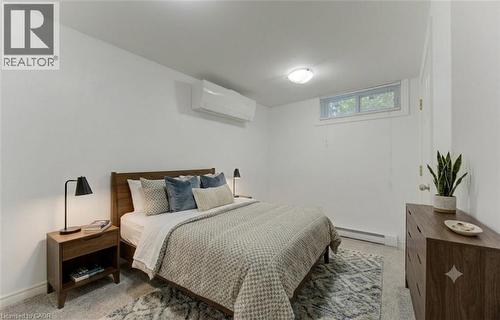 Basement (unit 2) bdrm 3 (AI staged) - 136 Dunsmere Drive, Kitchener, ON - Indoor Photo Showing Bedroom