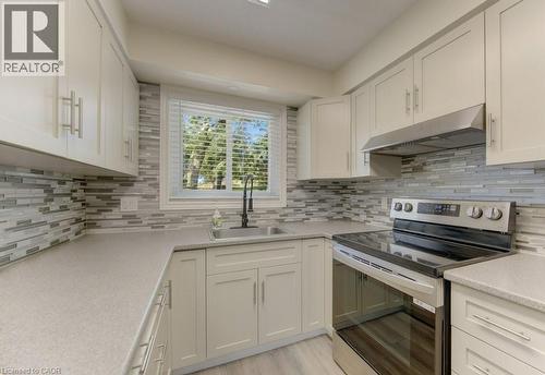 Main level (unit 1)  kitchen original image - 136 Dunsmere Drive, Kitchener, ON - Indoor Photo Showing Kitchen With Upgraded Kitchen