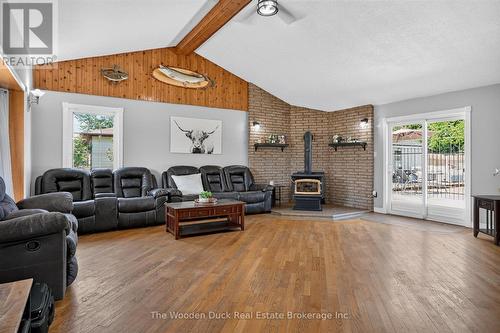 Large living room - 20 Vollering Road, Otonabee-South Monaghan, ON - Indoor Photo Showing Living Room With Fireplace