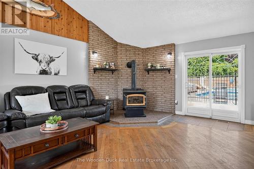 20 Vollering Road, Otonabee-South Monaghan, ON - Indoor Photo Showing Living Room With Fireplace